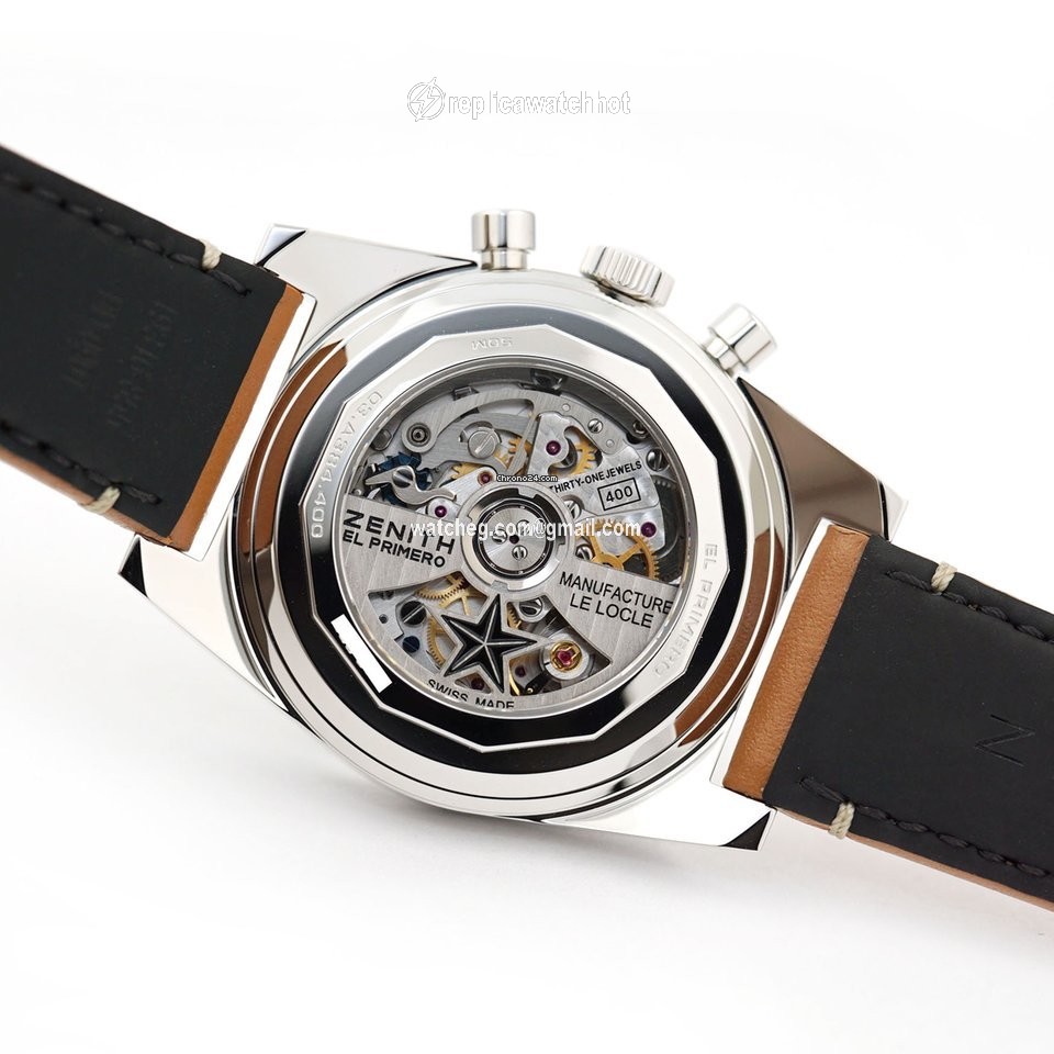 Zenith El Primero Chronomaster Mens watch Unisex Automatic Steel 03.A384.400 385.C855 2