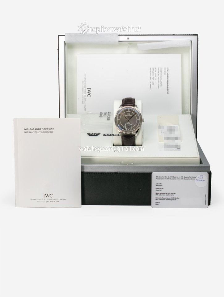 IWC Portuguese Hand-Wound Mens watch Unisex Manual winding White gold IW544504 2