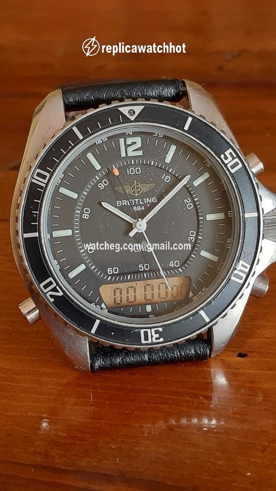 Breitling Pluton Mens watch Unisex Quartz Steel 80191 2