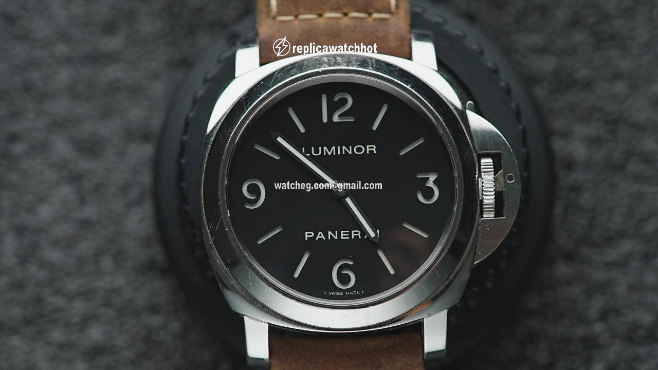 Panerai Luminor Base Mens watch Unisex Manual winding Steel PAM 00112 2