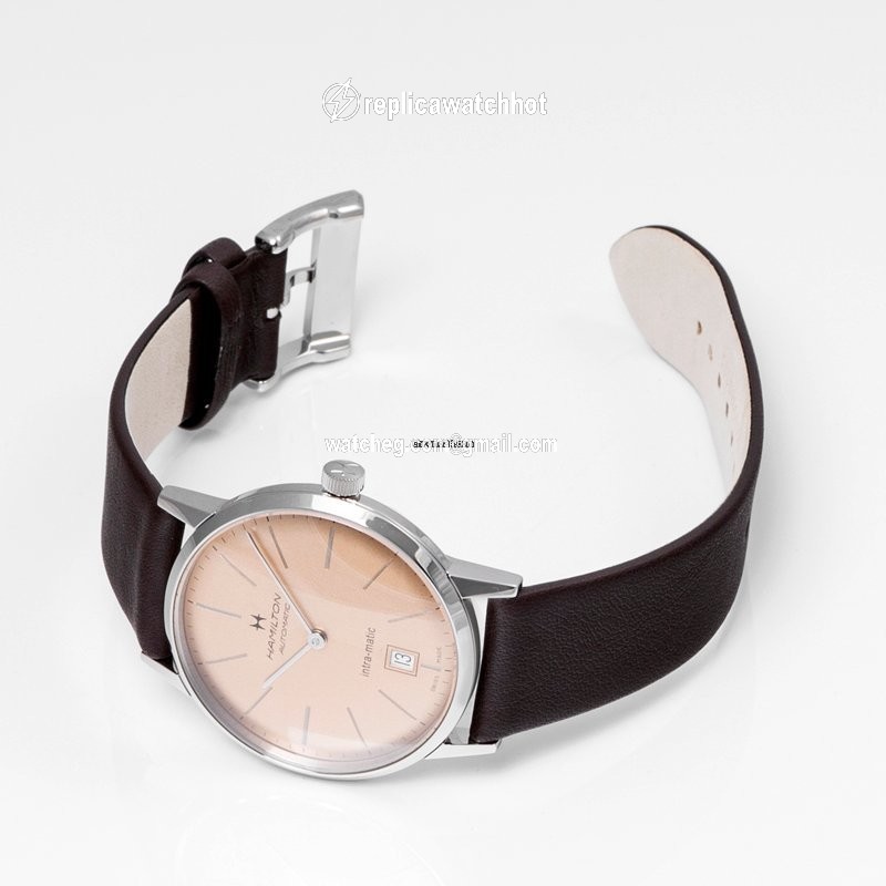 Hamilton Intra-Matic Mens watch Unisex Automatic Rose gold H38455501 2