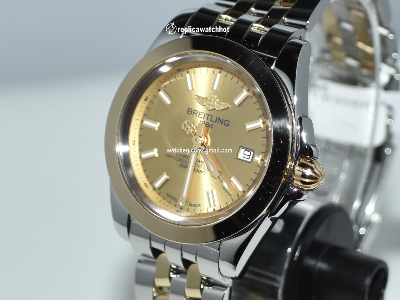 Breitling Galactic 32 Womens watch Quartz Gold Steel C71330121A1C1 2