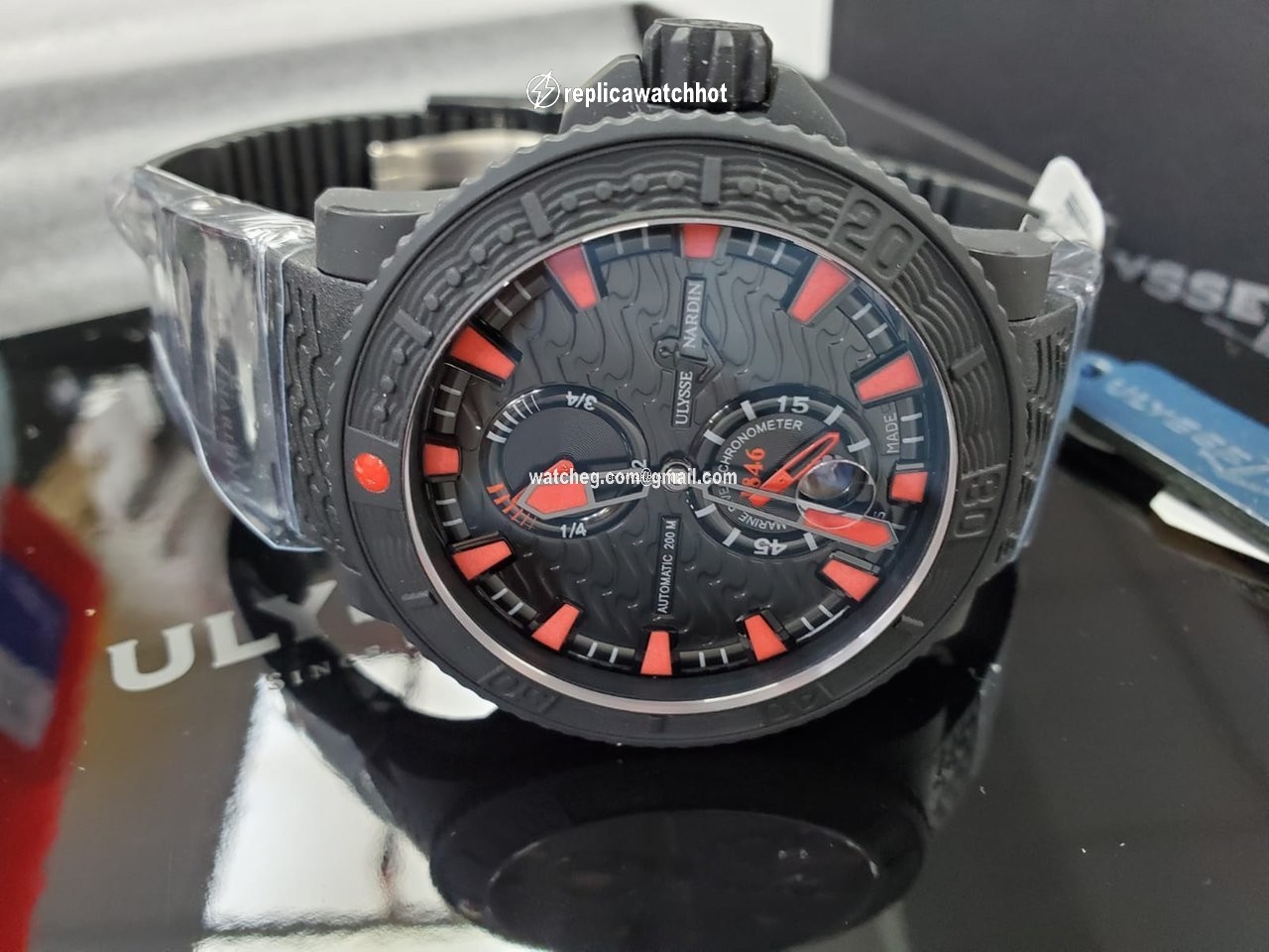 Ulysse Nardin Diver Black Sea Mens watch Unisex Automatic Steel 263-92-3C 2