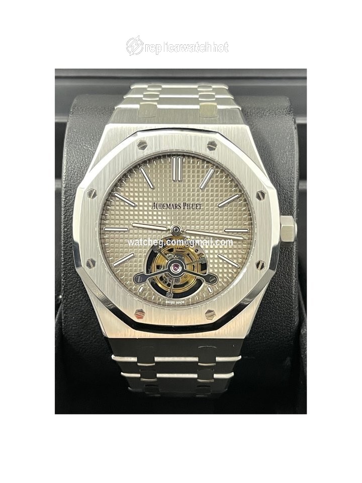 Audemars Piguet Royal Oak Tourbillon Mens watch Unisex Platinum 26510PT.OO.1220PT.01 2