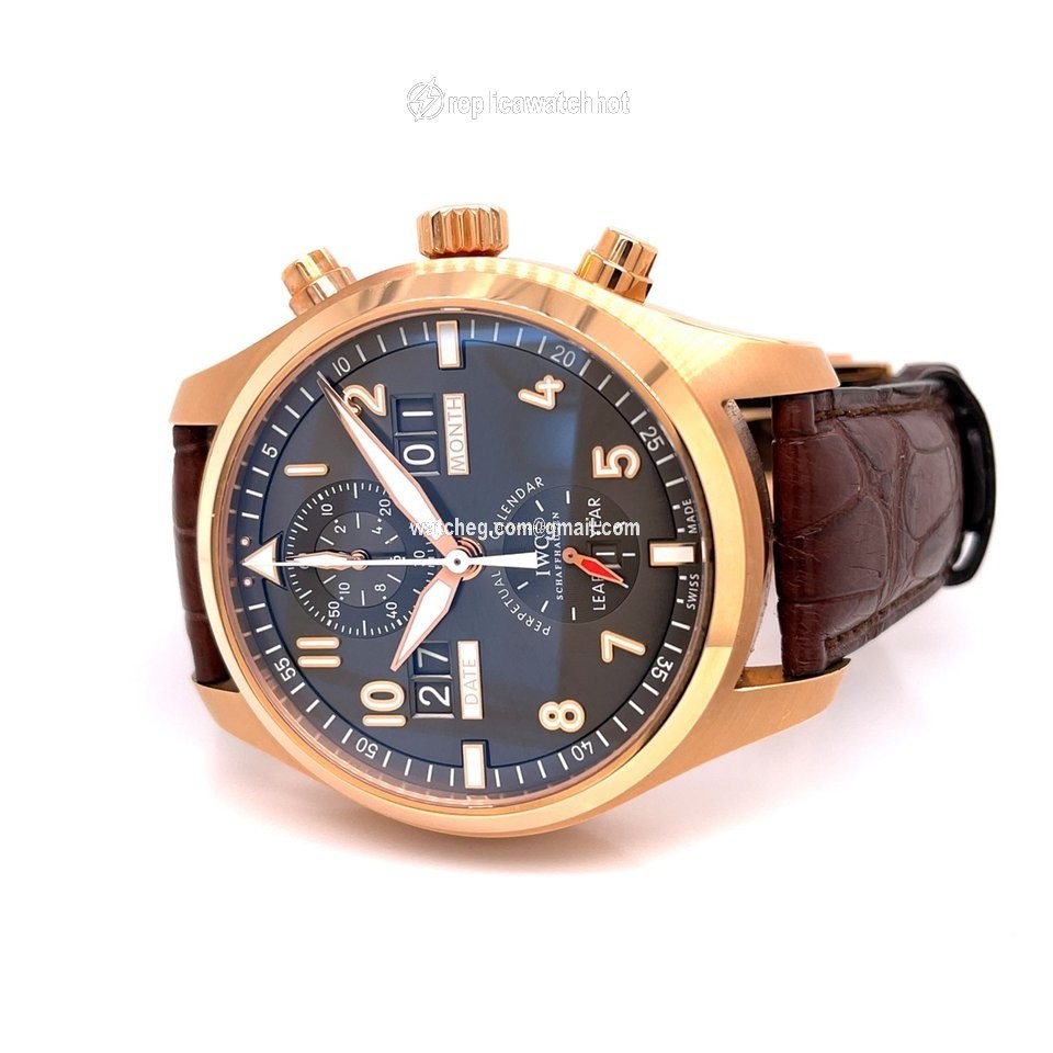 IWC Pilot Spitfire Perpetual Calendar Digital Date-Month Mens watch Unisex Automatic Rose gold IW379103 2