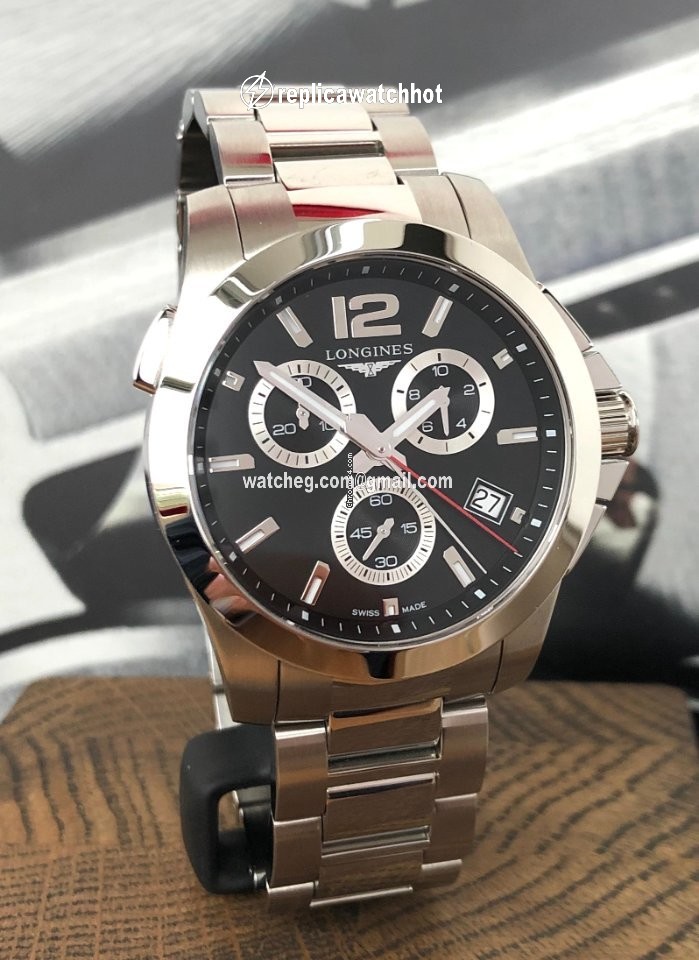 Longines Conquest Mens watch Unisex Quartz Steel L3.702.4.56.6 2