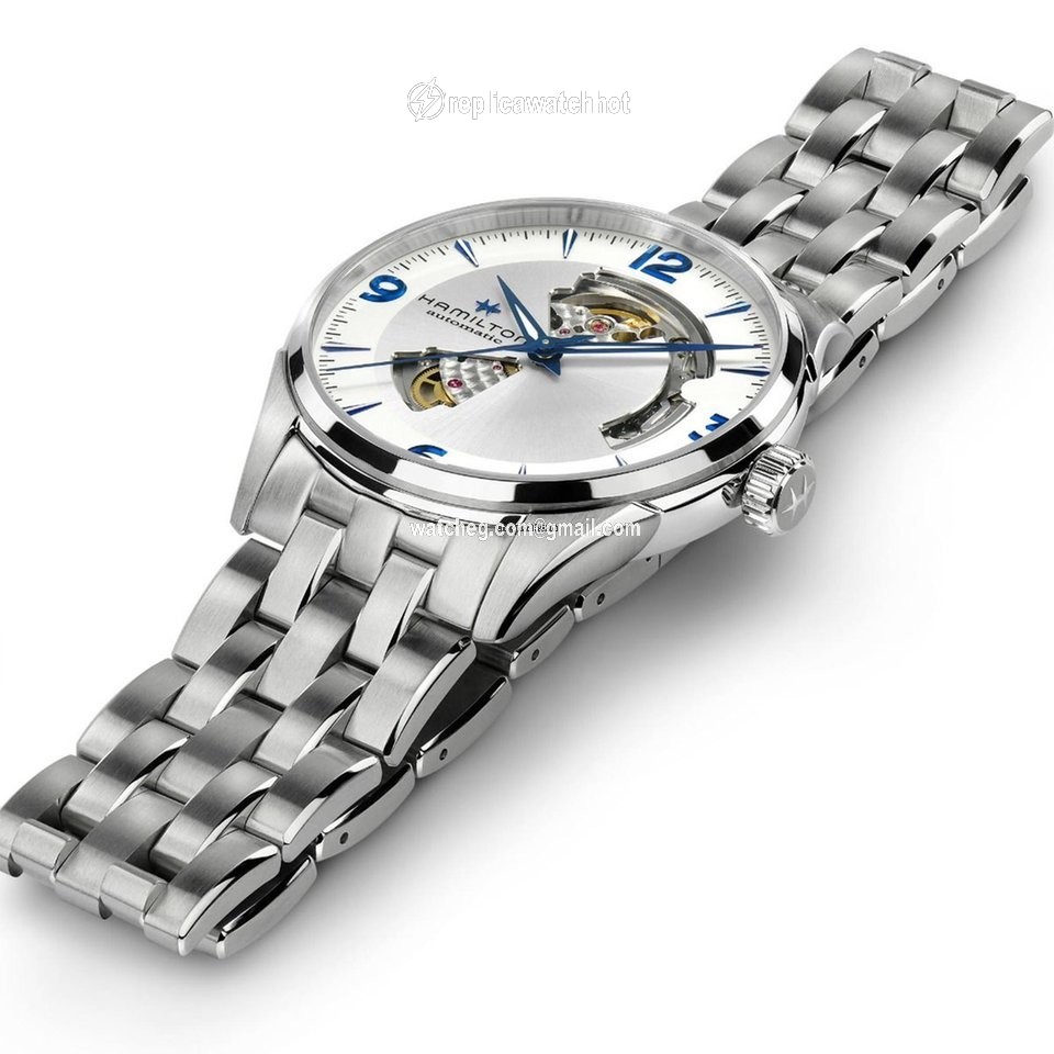 Hamilton Jazzmaster Open Heart Mens watch Unisex Automatic Steel H32705152 2