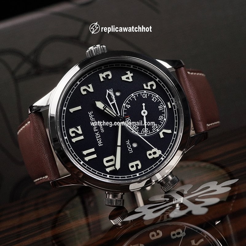 Patek Philippe Travel Time Mens watch Unisex Automatic White gold 5524G-001 2