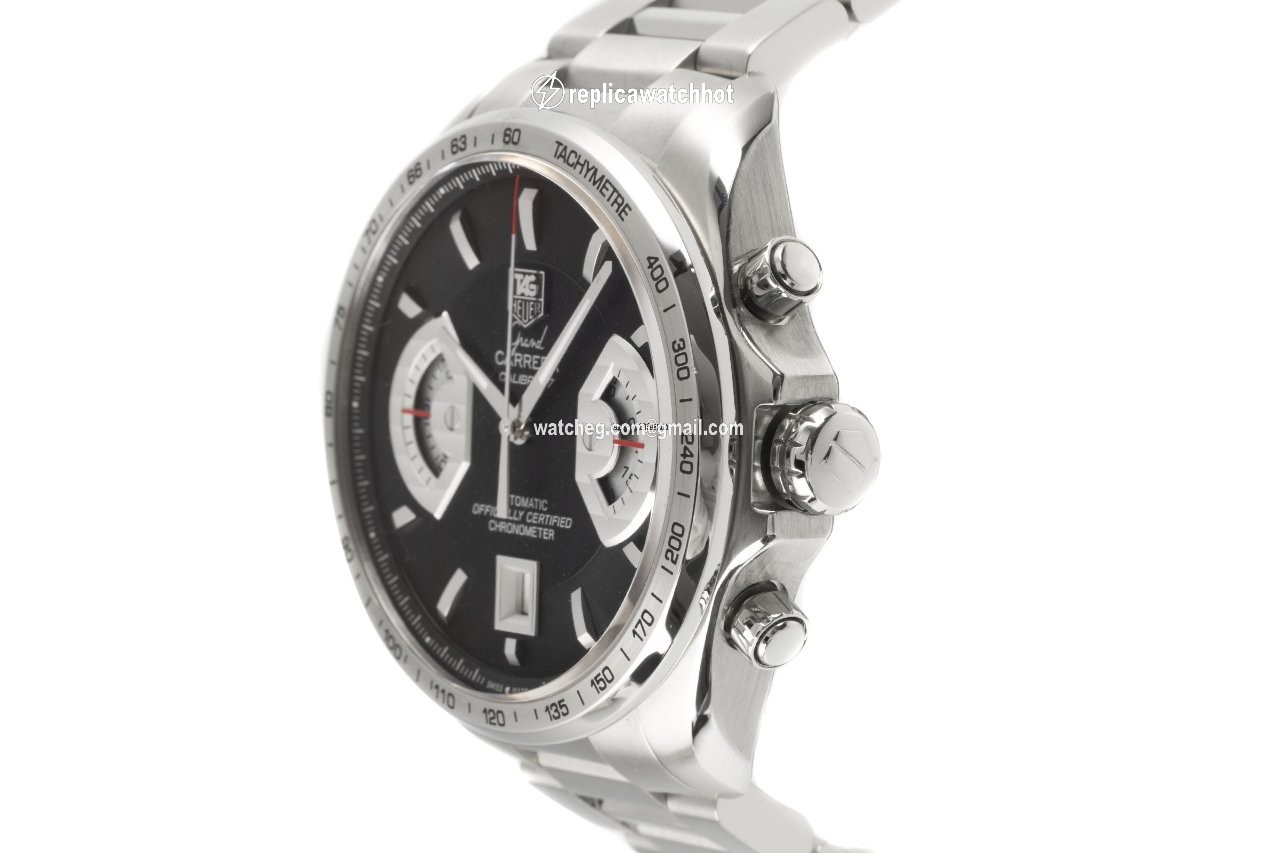 TAG Heuer Grand Carrera Mens watch Unisex Automatic Steel CAV511A 2