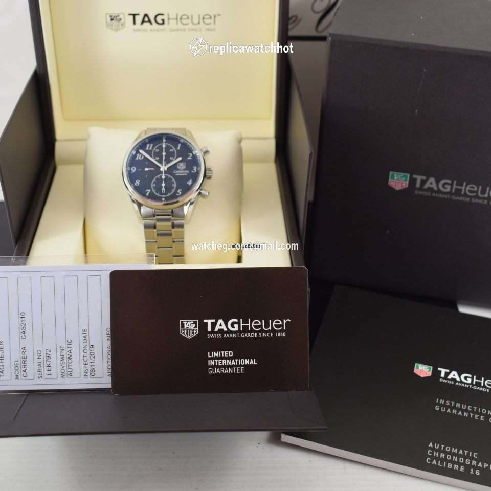 TAG Heuer Carrera Calibre 16 Mens watch Unisex Automatic Steel CAS2110.BA0730 2