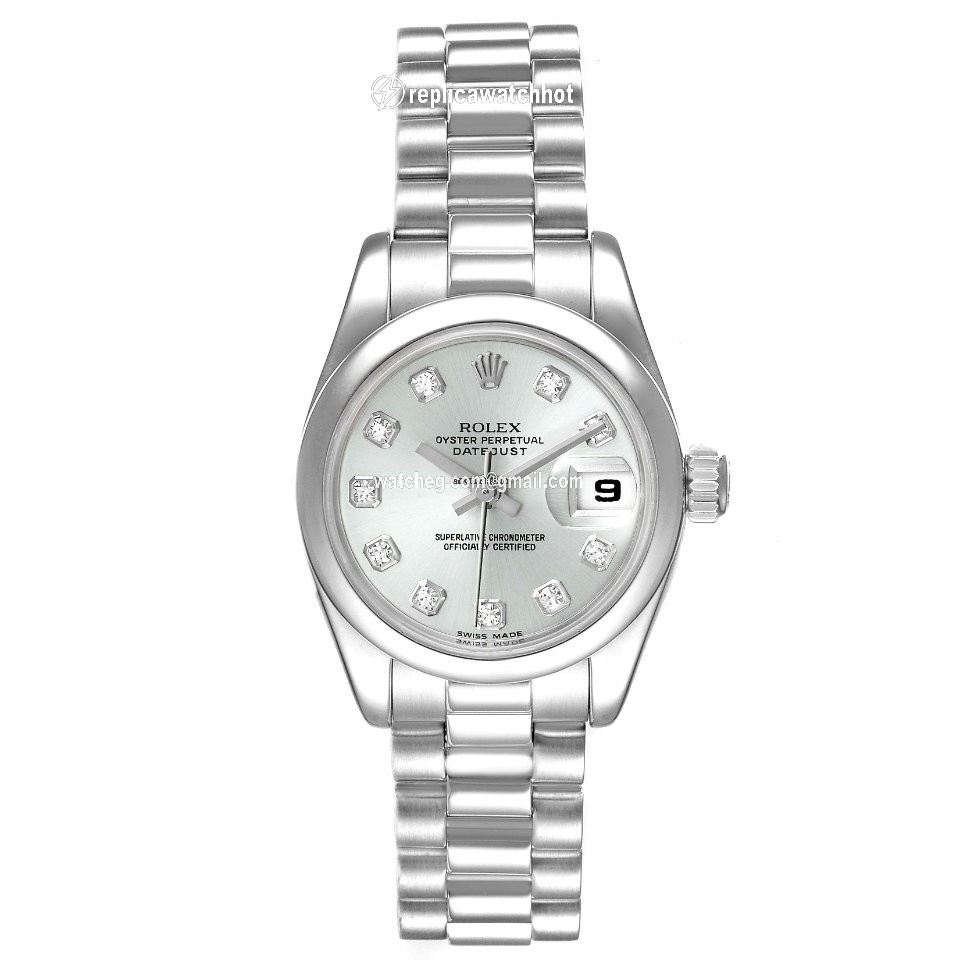 Rolex Lady-Datejust Womens watch Platinum Automatic 179166 2