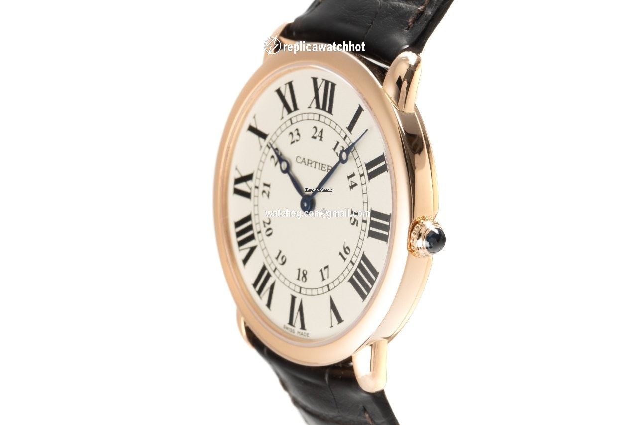 Cartier Ronde Louis Cartier Mens watch Unisex Manual winding Red gold W6800251 2