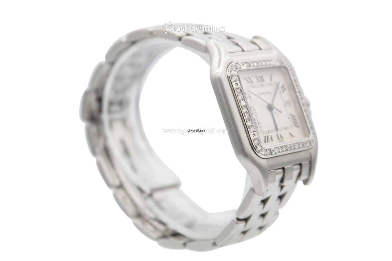 Cartier Panthere Mens watch Unisex Quartz Steel 1300 2