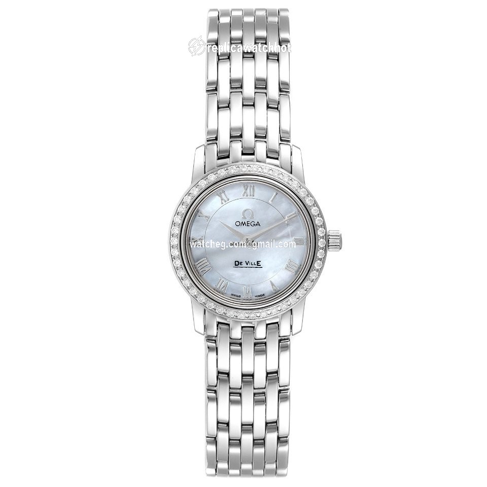 Omega De Ville Womens watch Quartz Steel 4575.71.00 2