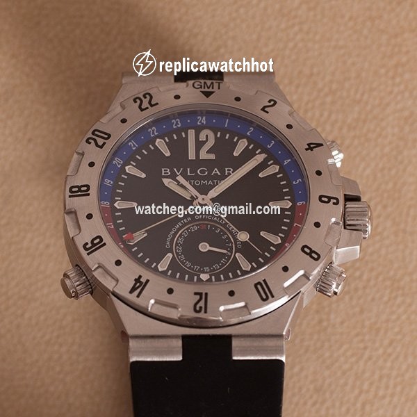Bulgari Diagono Mens watch Unisex Automatic Steel GMT 40 S 2