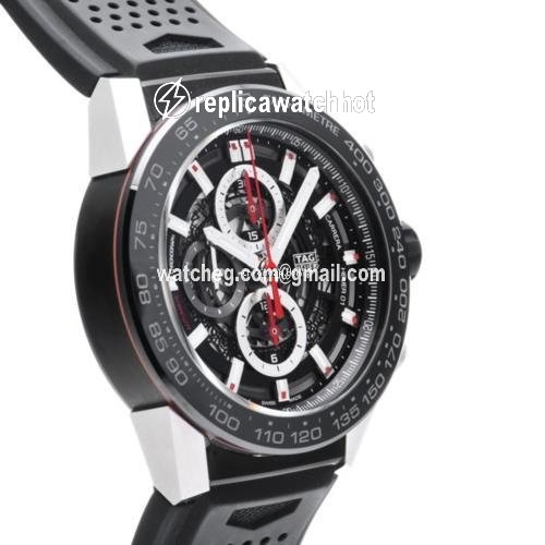 TAG Heuer Carrera Calibre HEUER 01 Mens watch Unisex Automatic Steel CAR201V.FT6087 2