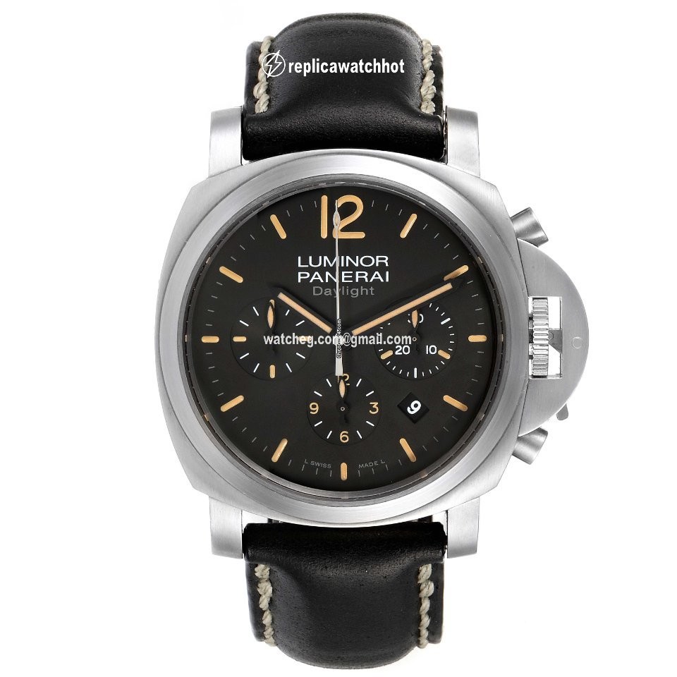 Panerai Luminor Chrono Mens watch Unisex Automatic Steel PAM00356 2
