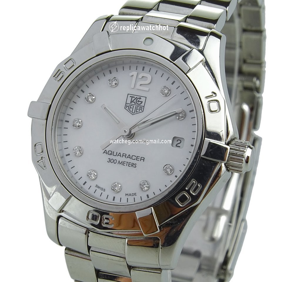 TAG Heuer Aquaracer Lady Womens watch Quartz Steel WAF1415.BA0813 2
