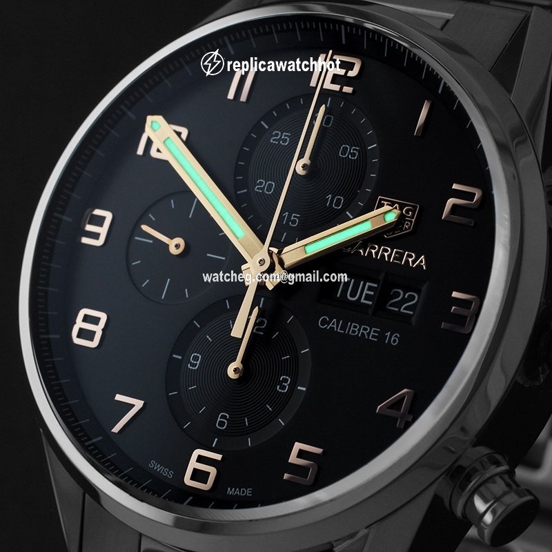 TAG Heuer Carrera Calibre 16 Mens watch Unisex Automatic Steel CV2A1AB.BA0738 2