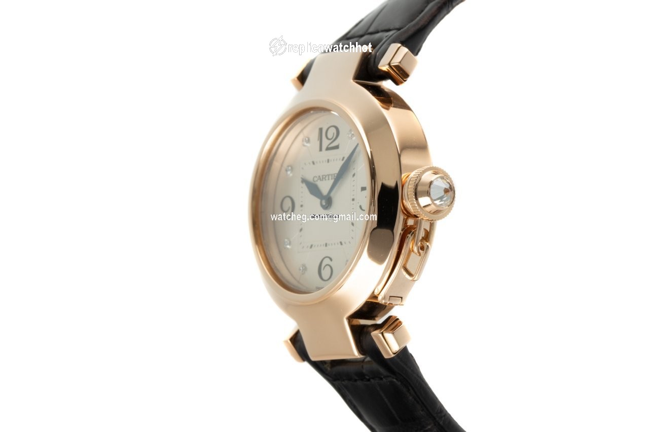 Cartier Pasha Womens watch Quartz Red gold 2812 2