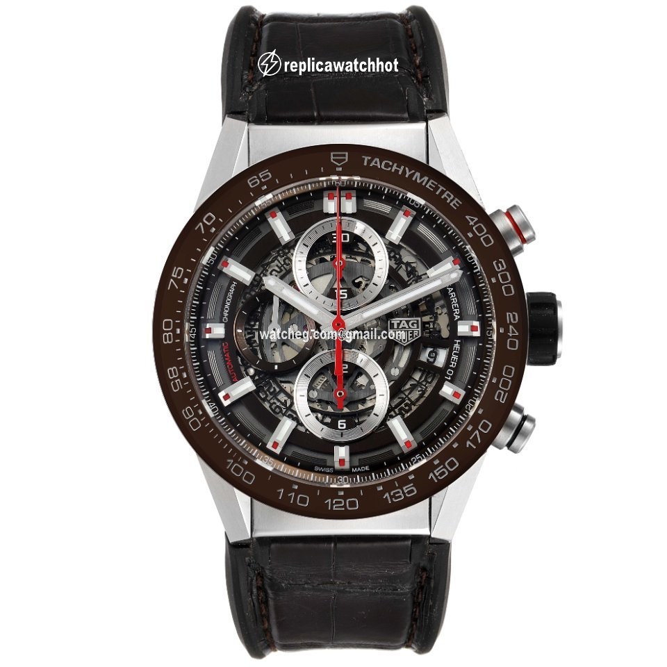 TAG Heuer Carrera Calibre HEUER 01 Mens watch Unisex Automatic Steel CAR201U.BA0766 2