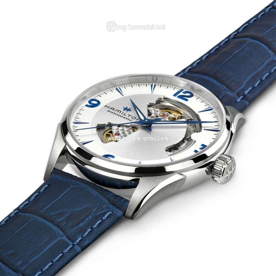 Hamilton Jazzmaster Open Heart Mens watch Unisex Automatic Steel H32705651 2