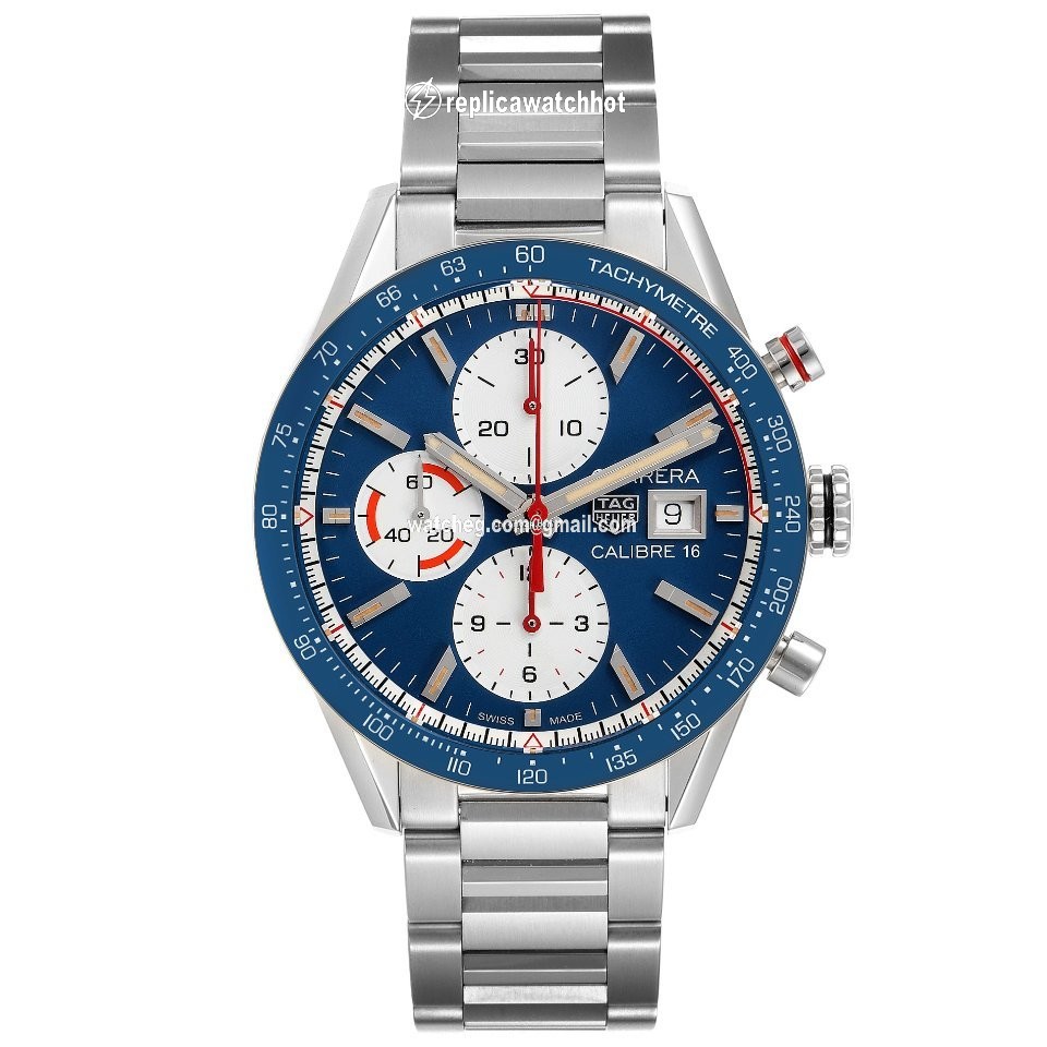 TAG Heuer Carrera Calibre 16 Mens watch Unisex Automatic Steel CV201AR.BA0715 2