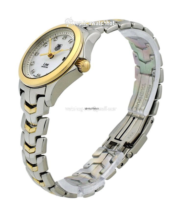 TAG Heuer Link Lady Womens watch Quartz Gold Steel WJF1353.BB0581 2
