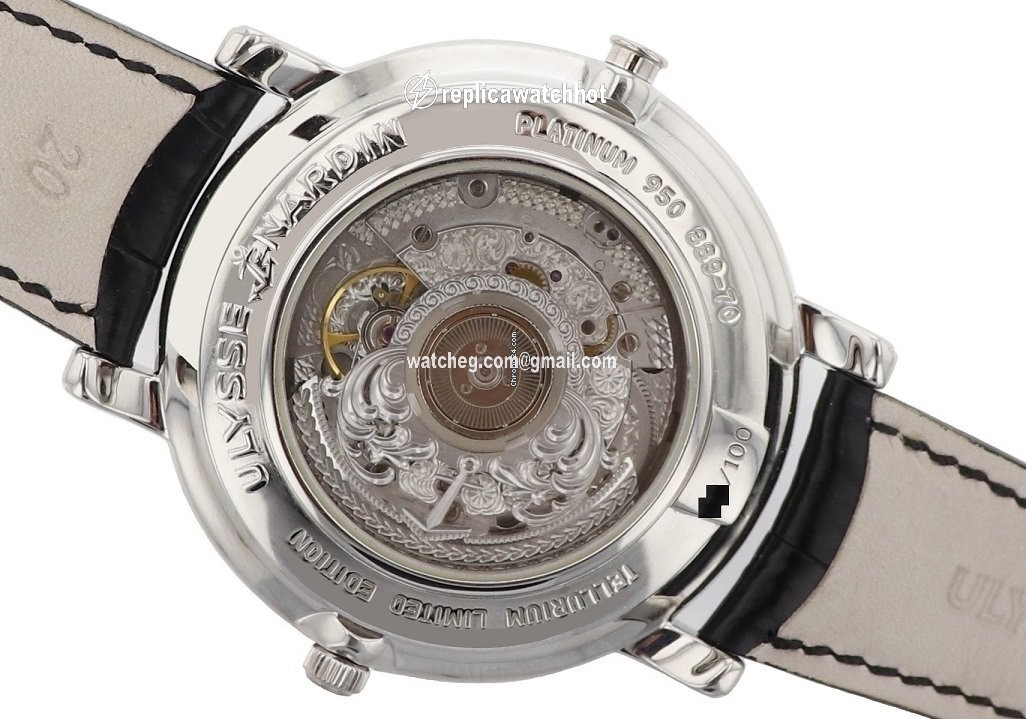 Ulysse Nardin Mens watch Unisex Automatic Platinum 889-70 2