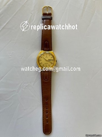 Omega Seamaster Mens watch Unisex Automatic Gold Steel 166.0260 2
