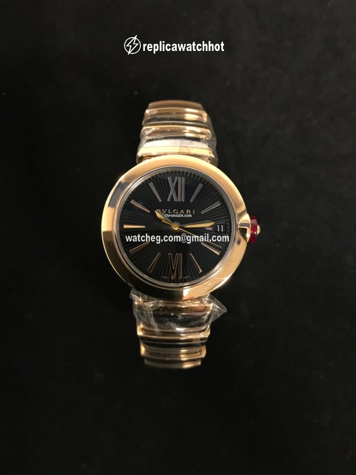 Bulgari Lucea Womens watch Automatic Gold Steel 102192 LU33BSPGSPGD 2