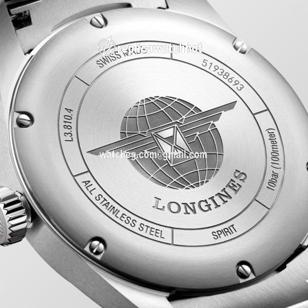 Longines Spirit Mens watch Unisex Automatic Steel L3.810.4.73.6 2