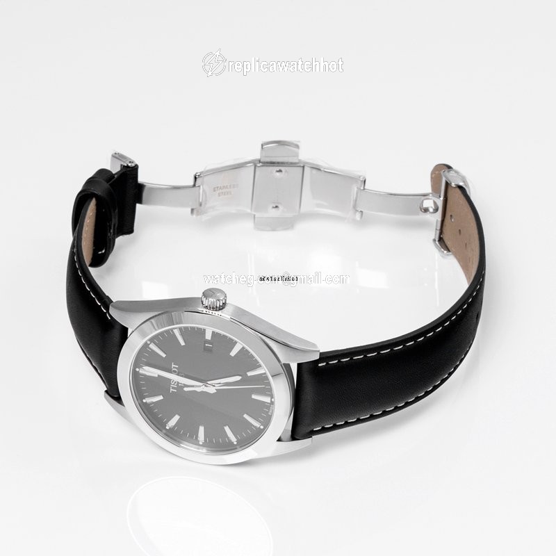Tissot T-Classic Mens watch Unisex Quartz Steel T127.410.16.051.00 2