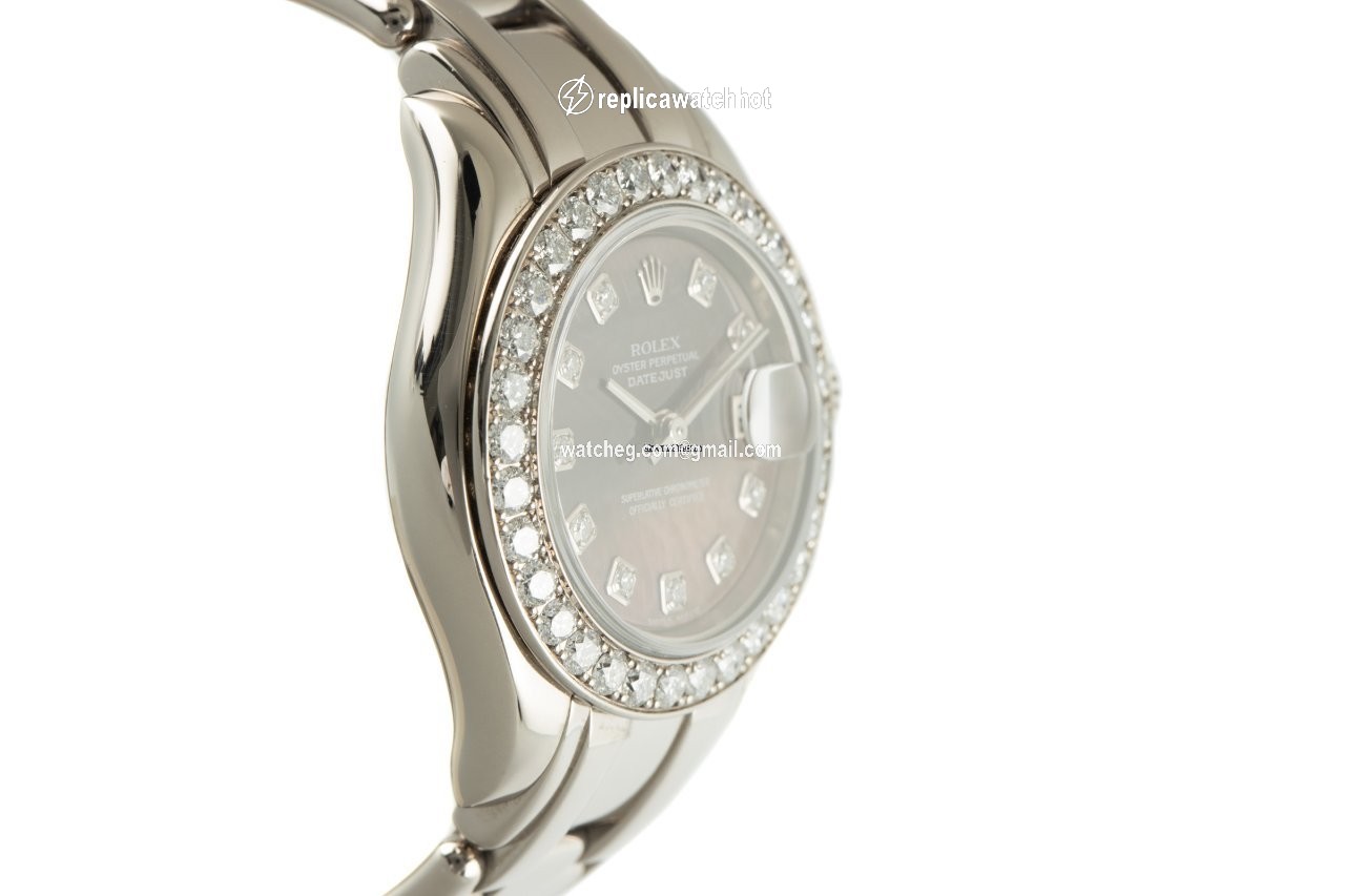 Rolex Lady-Datejust Pearlmaster Womens watch White gold Automatic 80299 2