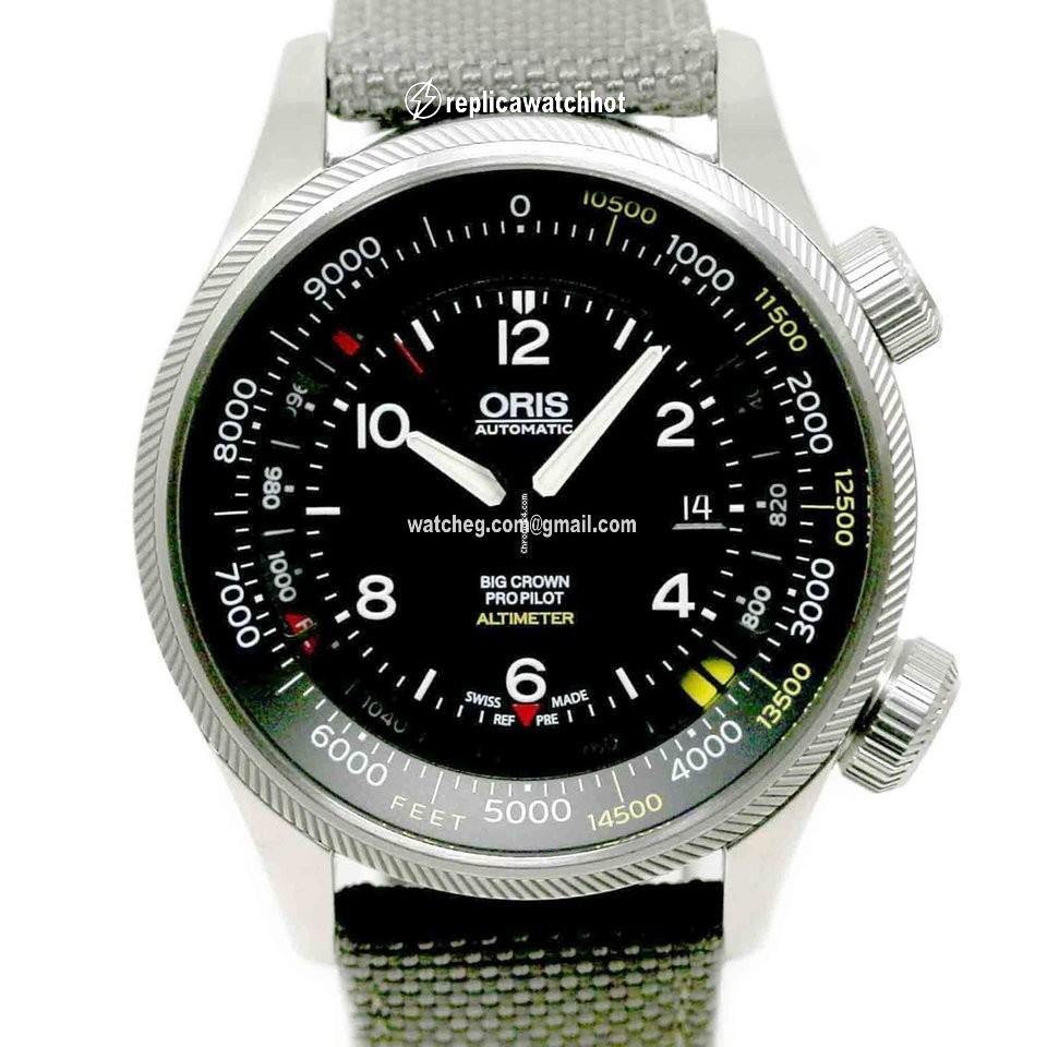 Oris Big Crown ProPilot Altimeter Mens watch Unisex Automatic Steel 01 733 7705 4134-Set 5 23 17FC 2