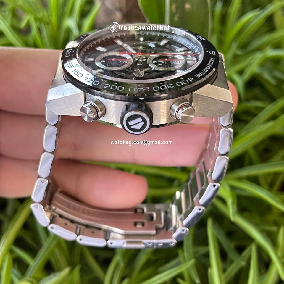TAG Heuer Carrera Calibre HEUER 01 Mens watch Unisex Automatic Steel CAR2A1W-0 2