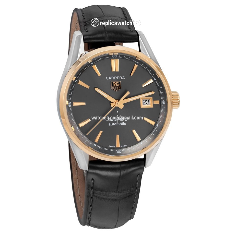 TAG Heuer Carrera Calibre 5 Mens watch Unisex Automatic Gold Steel WAR215C.FC6336 2