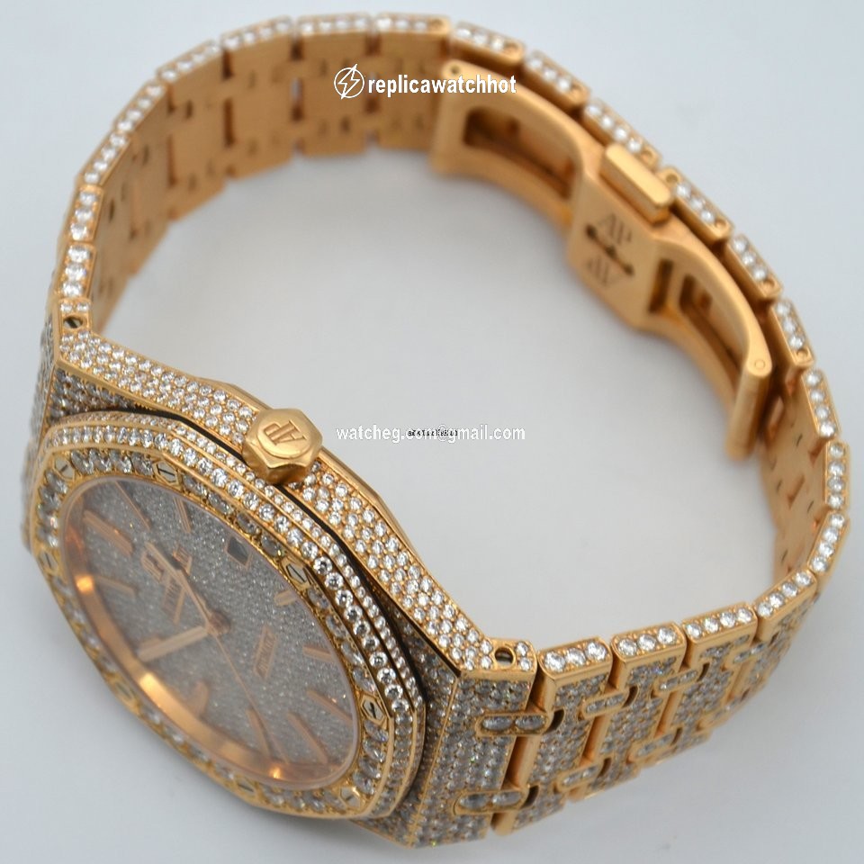 Audemars Piguet Royal Oak Selfwinding Mens watch Unisex Automatic Rose gold 15400OR.OO.1220OR.02 2