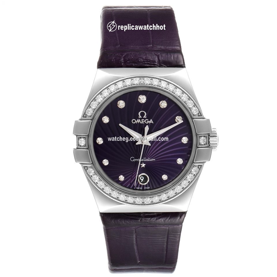 Omega Constellation Quartz Womens watch Quartz Steel 123.18.35.60.60.001 2