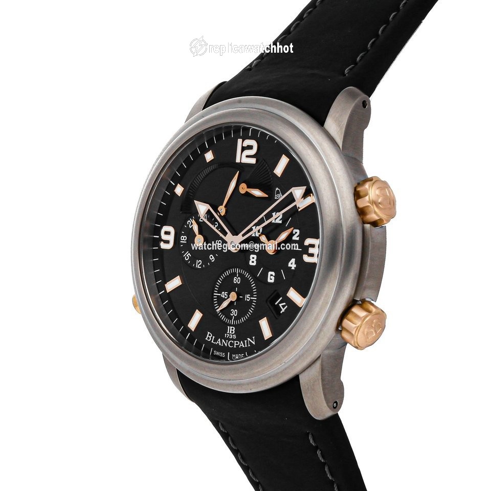 Blancpain Leman Reveil GMT Mens watch Unisex Automatic Titanium 2041-12A30-64B 2