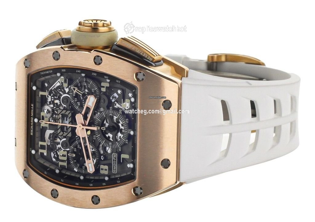 Richard Mille RM 011 Mens watch Unisex Automatic Rose gold RM11-FM 2