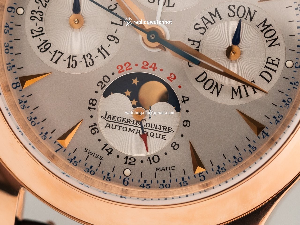 Jaeger-LeCoultre Master Memovox Mens watch Unisex Automatic Rose gold 146.2.95 2
