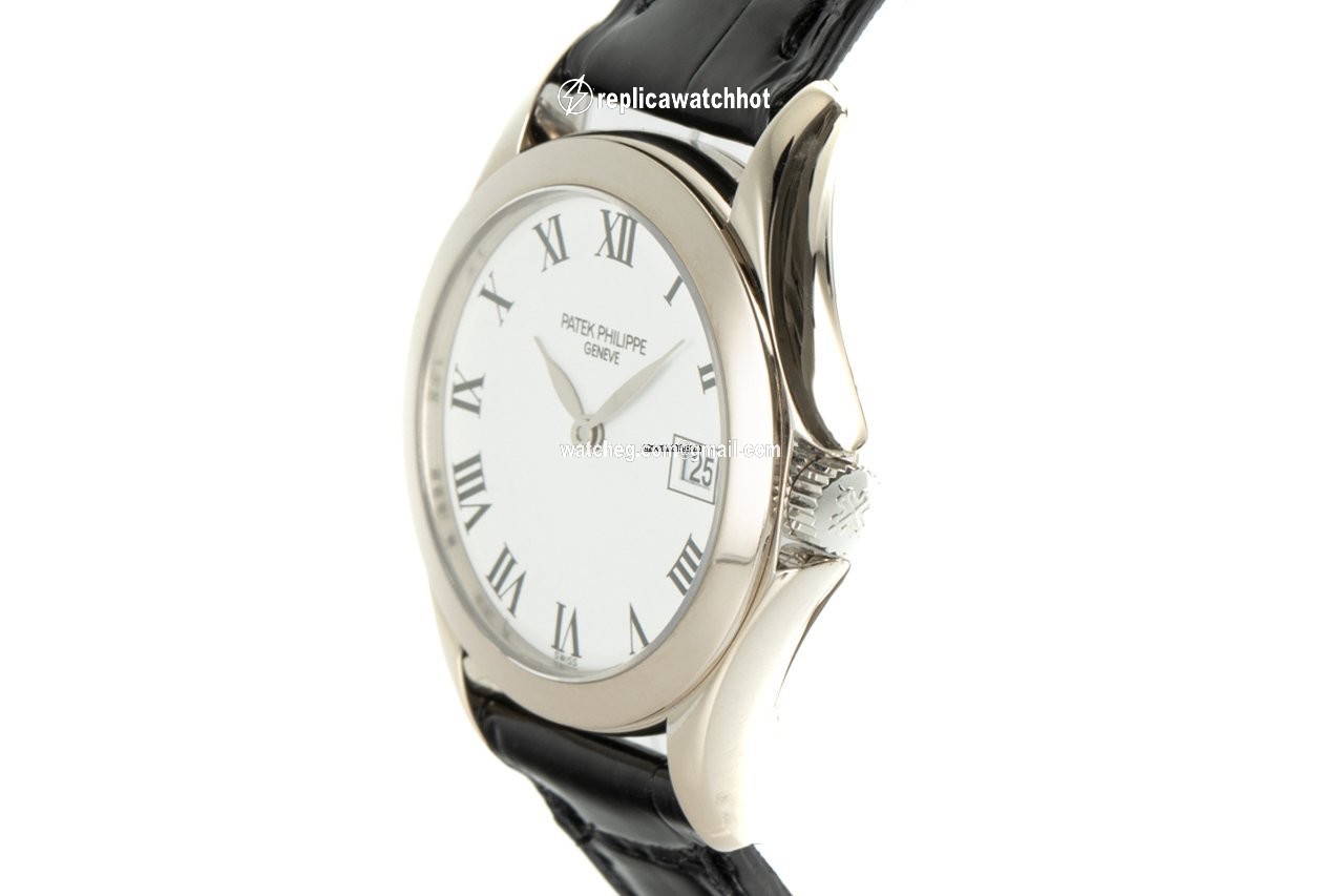 Patek Philippe Calatrava Womens watch Quartz White gold 4906 2