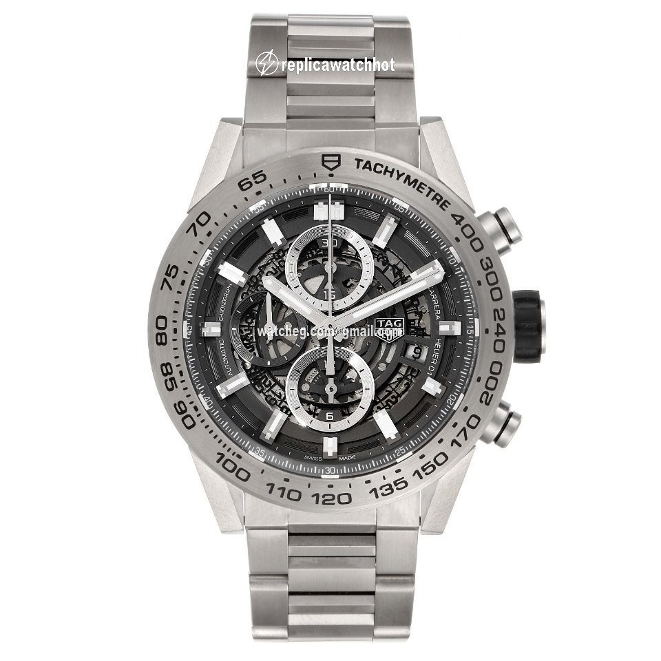 TAG Heuer Carrera Calibre HEUER 01 Mens watch Unisex Automatic Titanium CAR2A8A.FT6072 2