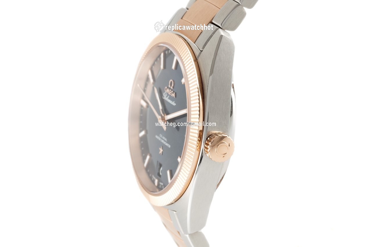 Omega Globemaster Mens watch Unisex Automatic Gold Steel 130.20.39.21.03.001 2