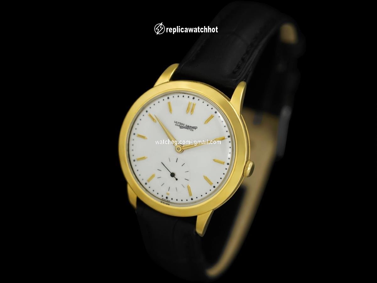 Ulysse Nardin Mens watch Unisex Gold Steel 8094 2