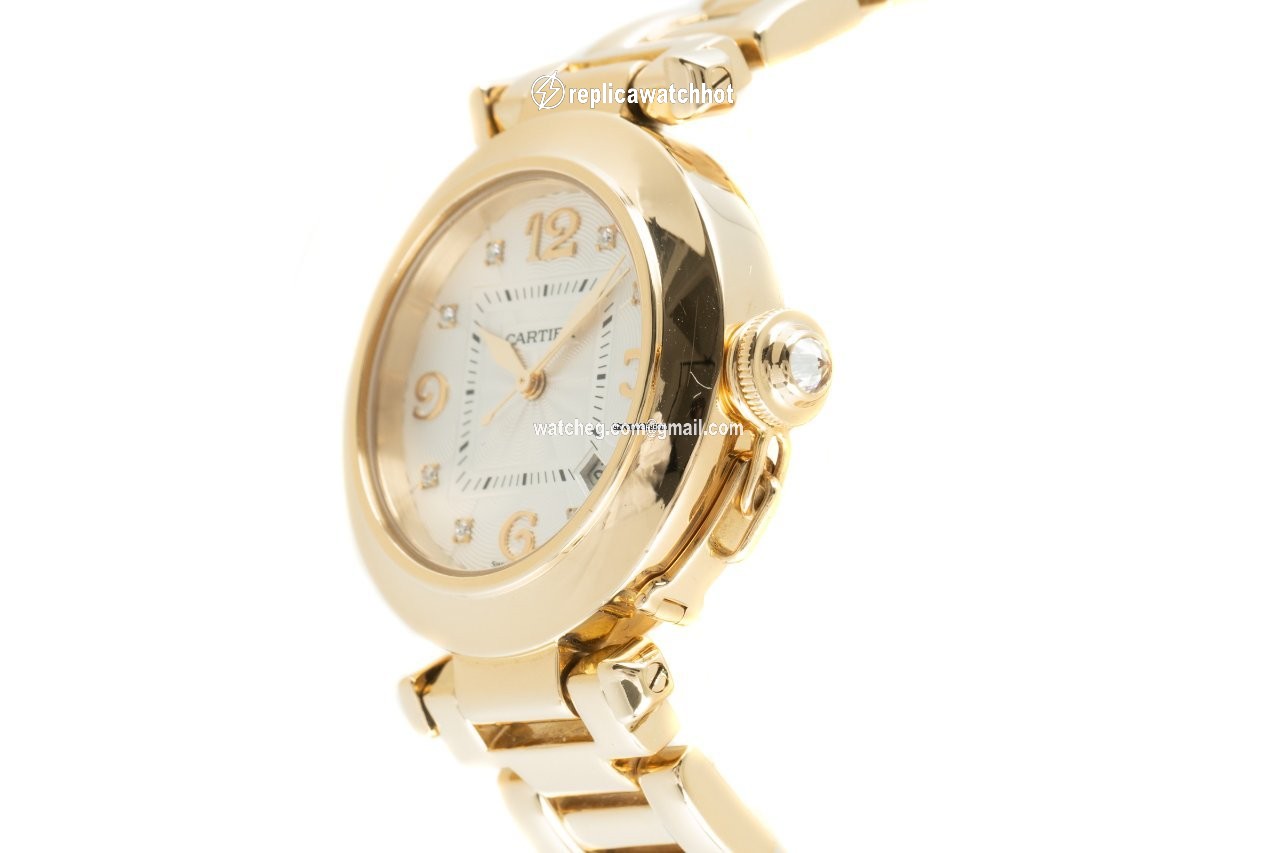 Cartier Pasha Womens watch Automatic Yellow gold WJ1110H9 2