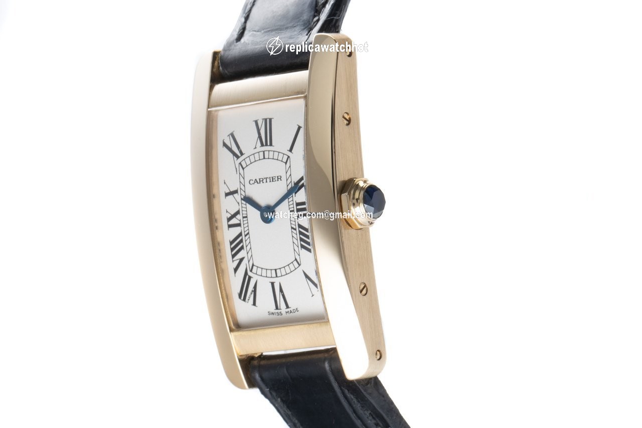 Cartier Tank Americaine Womens watch Quartz Yellow gold 2482 2
