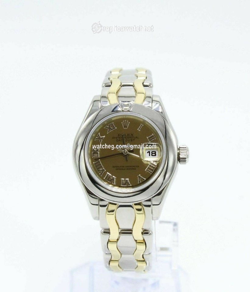 Rolex Lady-Datejust Pearlmaster Womens watch Yellow gold Automatic 69329 2