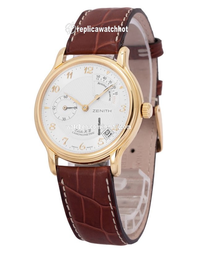 Zenith Elite Power Reserve Mens watch Unisex Manual winding Yellow gold 30.0240.655  01 2